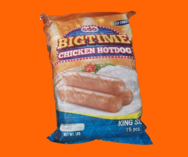 CDO Bigtime Chicken Hotdog King Size 1000g