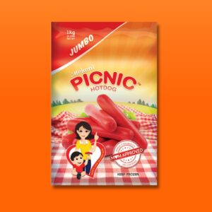 Mekeni Picnic Red Hotdog Jumbo 1000g