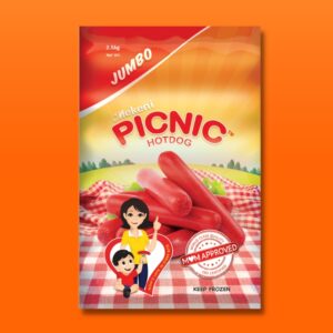 Mekeni Picnic Red Hotdog Jumbo 2500g