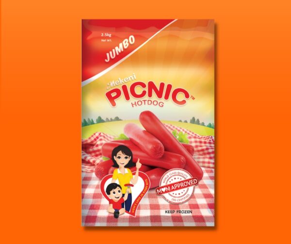 Mekeni Picnic Red Hotdog Jumbo 2500g